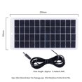thumbnail image 4 of Panel Solar Cargador 12V Con Puerto 10W para Batería/cámara Seguridad 3.7V, 4 of 9