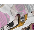 thumbnail image 5 of oneOone Velvet White Fabric Skull Sewing Material Print Fabric By The Yard 58 Inch Wide, 5 of 5