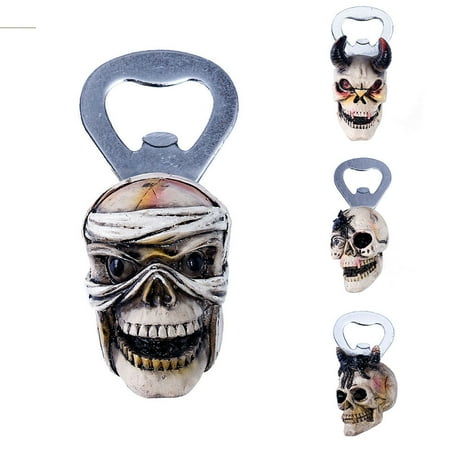 

Skeleton Bottle Opener Fridge Magnet Sticker For Home Kitchen Cabinets