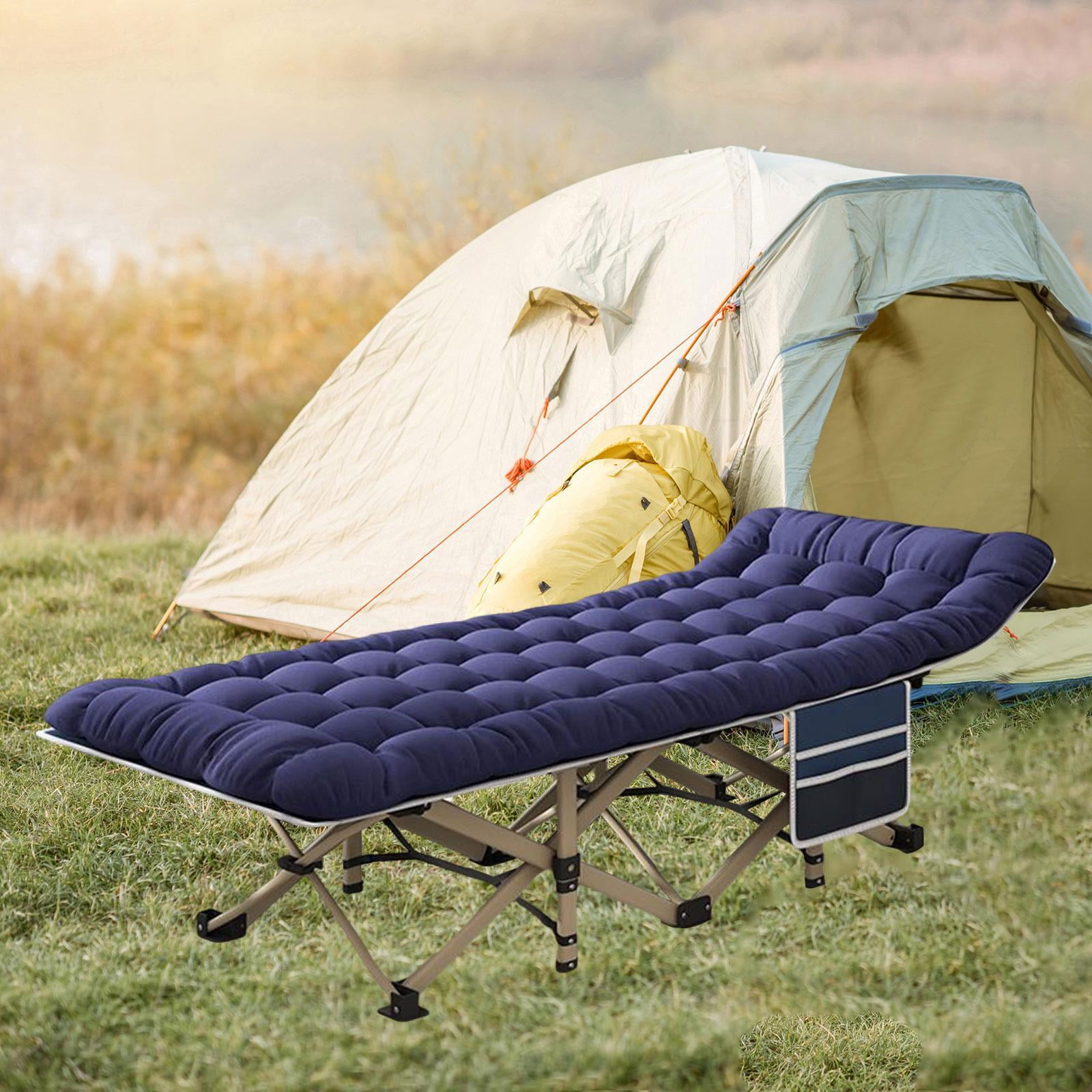 DYNWAVECA Folding Camping Cot Camp Cots Portable Double
