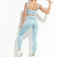thumbnail image 3 of Teissuly Color Long Thread Quick Drying Tight Fitness Yoga Suit Fitness Set, 3 of 8