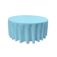 thumbnail image 1 of LA Linen TCpop120R-TurquoiseLgtP40 Nappe en Popeline de Polyester, Turquoise Clair - 120 Po. Rond, 1 of 1
