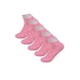 thumbnail image 1 of Hearts Pattern Low Cut Ankle Socks 5 Pairs Pink XS, 1 of 6