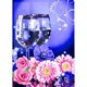 thumbnail image 1 of Taladro Diamante Pintura (DB3177) Copa de vino completa Flores Punto de cruz Mosaico (t576) 50x70cm FLhrweasw Nuevo, 1 of 1