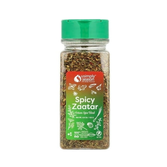 USimplySeason Middle Eastern Spicy Zaatar Seasoning Blend, 4.8 oz