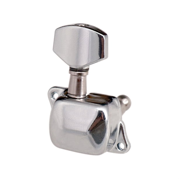 Advancent Paquete de 6 cabezales de máquina de guitarra Tuning Peg Tuner Knobs Reparación de instrumentos de cuerda Reemplazo de piezas Accesorio 3 Type2 NO2 Advancent HA060579-01