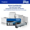 thumbnail image 4 of Brother Genuine TN830 Black Standard Yield Printer Toner Cartridge - Print up to 1,200 Pages (1), 4 of 12