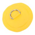 thumbnail image 1 of Stainless Steel D Ring Patch, PVC Boat D Ring Pad for Inflatable Kayak Dinghy, Multi - Functional Circular D Ring Patch with Bungee Cord Attachment, Strong Grip, Easy, 1 of 7