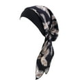 thumbnail image 2 of Clearance! Baberdicy Women Cancer Head Scarf Hat Cap Hair Scarf Turban Head Wrap Turban Hats Headwear Black, 2 of 4