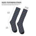 thumbnail image 2 of Picia Spaceships And Stars In Outer Space Printed Sports Compression Socks - 15-20mmHg Graduated Compression, High-Performance Soft and Breathable Socks for Men and Women, 2 of 5