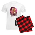 thumbnail image 6 of CafePress - My Cat Is My Valentine Pajamas - Men's Light Loose Fit Cotton Pajama Set, 6 of 7