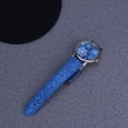 thumbnail image 3 of Stylish Snowflake Face Christmas Watch Fashion Lady's Wrist Watch Blue, 3 of 7