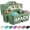 Green, variant on 4 Pack Portable Shower Caddy, Integrated Handle, Reinforced Plastic, Organizer Storage Bathroom Supplies and Beauty Products, Cleaning Supplies, Shower Basket for Home, Dorm, Shelf and Cabinet