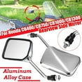thumbnail image 2 of Motorcycle Handlebar Rear View Side Mirror Rearview Mirrors for CB400 VTEC 1 2 3 4 CB-1 VTR250 CB VTR 400 CB750, 2 of 8