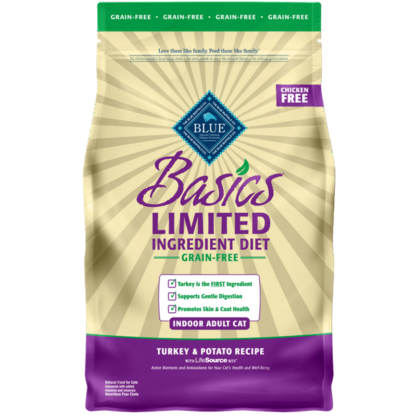 Blue Buffalo Basics Limited Ingredient Diet Grain Free, Natural Indoor