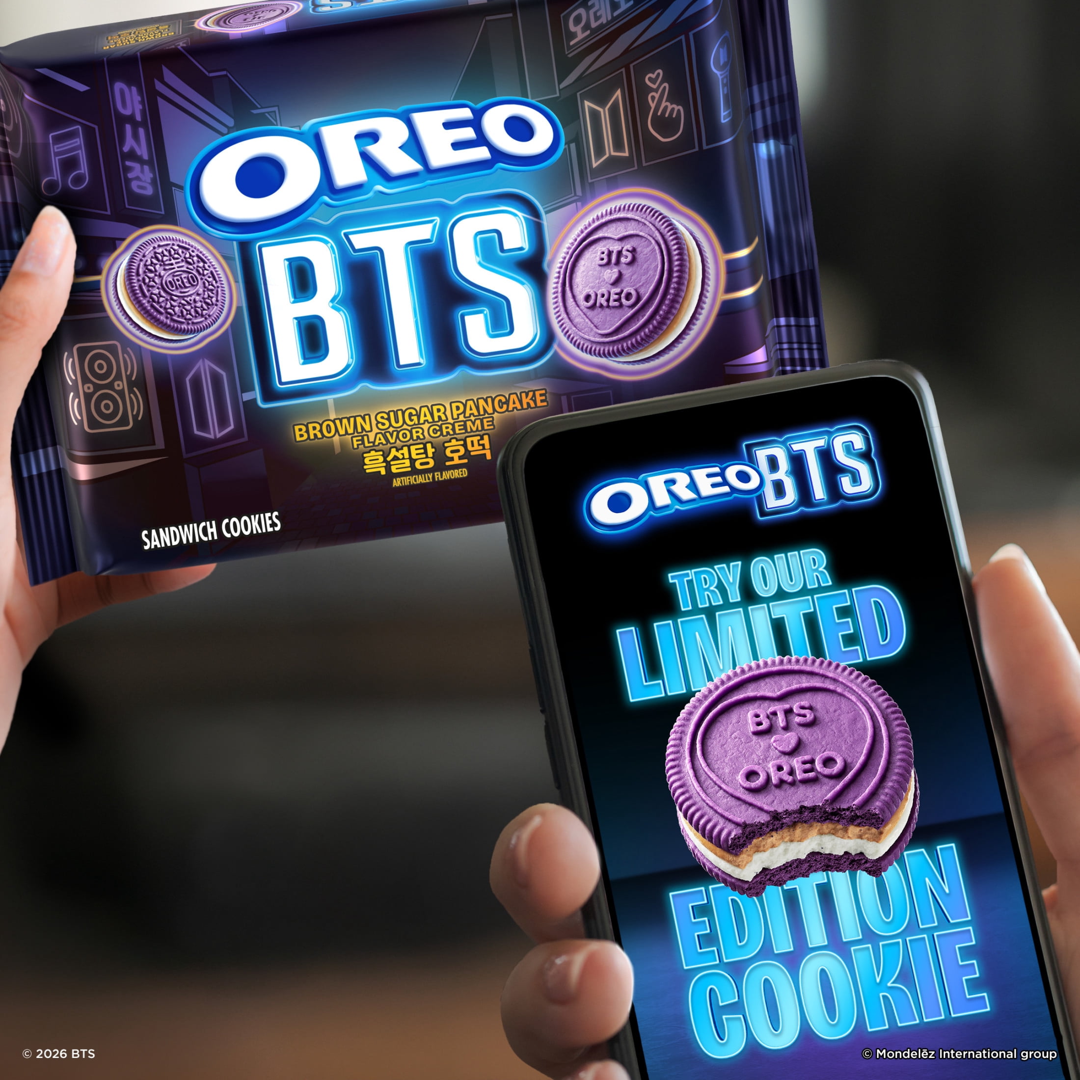 OREO BTS Sandwich Cookies, Limited Edition, 10.68 oz