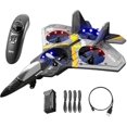 thumbnail image 1 of Jet Fighter Stunt Rc Plane, Rc Plane With 360 Stunt Rotation Rc And Lights, 1 of 5