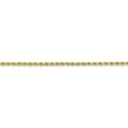 thumbnail image 3 of Diamond2Deal 10K Yellow Gold 2.25mm Diamond-Cut Rope Chain Necklace for Women 20", 3 of 6