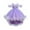 Purple, variant on ZACPNCV Girl Flower Dress Flower Design Princess Wedding Dress for Toddler and Baby Girl Gray 4-5 Years