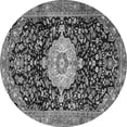 thumbnail image 1 of Ahgly Company Indoor Round Medallion Gray Traditional Area Rugs, 6' Round, 1 of 1