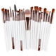 thumbnail image 2 of Juego de 20 brochas de maquillaje, base en polvo, sombra de ojos, delineador de ojos, brochas cosméticas para labios, kit de aseo de maquillaje, ideal para uso profesional y diario Adepaton HMHZ158-4, 2 of 7