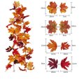 thumbnail image 2 of BNNG Fall Decor Festival Maple Leaf Rattan Decoration Christmas Party Wall Hanging Maple Leaf Rattan High-End Artificial Flower swag&nbsp;s Silk Flower Garland For Wedding Artificial Flower Vine, 2 of 2