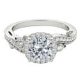 thumbnail image 3 of IGI Certified 1 Ct. Diamond Engagement ring In 14K Solid White Gold, 3 of 4