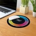 thumbnail image 5 of WIRESTER 7.88 in Round Mouse Pad with Non-Slip Rubber Base for Computers, Laptop, Office & Home – 2027 Calendar, 5 of 5