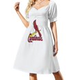 thumbnail image 1 of Vestido de manga corta divertido de St. Louis, vestido largo de verano para mujer., 1 of 7