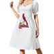 thumbnail image 1 of Vestido de manga corta divertido de St. Louis, vestido largo de verano para mujer., 1 of 7