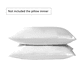 thumbnail image 1 of Funda de almohada Funda de almohada transpirable Funda de cojín para la cabeza de tela Funda de almohada de color sólido para cama, Blanco Eigraketly HA003270-07, 1 of 7