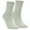 Light Gray, variant on Mens Heavy Thick Wool Cotton Socks - Soft Thermal Warm Comfort Winter Crew Socks Hiking Boot Socks for Cold Weather, Khaki, One Size 8-12