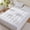 White, variant on Oaskys All Season Comfort Soft Mattress Topper, King Queen Size Hypoallergenic Fitted Pad, Breathable Wrinkle Resistant Fabric Fitted Sheet