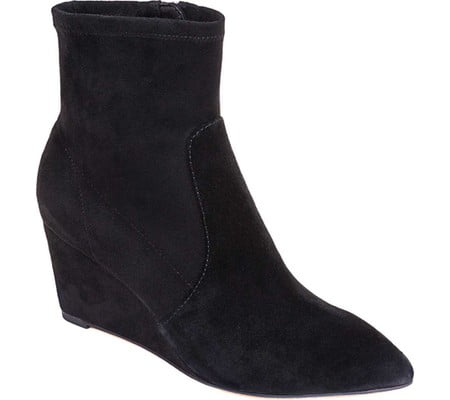 pointed wedge booties