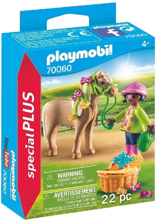 PLAYMOBIL 70060 Special Plus Girl With Pony for sale online 