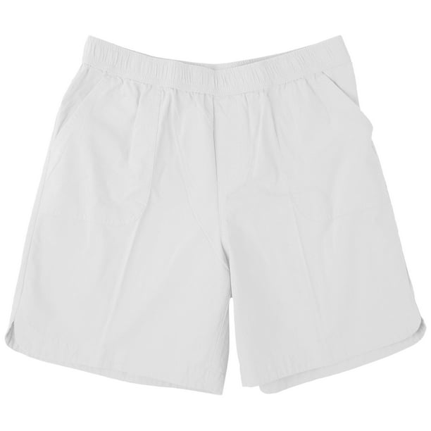 Emily Daniels Plus Sheeting Solid Pull-On 9 in. Shorts 2X - Walmart.com