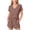 Rose Gold, variant on KAUOD Girls Lounge Short Set 2 Piece Summer Loose V Neck Shirts and Pocket Shorts Outfits Casual Comfy Solid Clothes