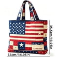 thumbnail image 2 of YYDENG USA 250th Anniversary Patriotic Tote Bag, Red White Blue Handbag, Durable Reusable Shoulder Bag for Independence Day, Daily Commute & Casual Use, 2 of 4