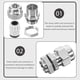 thumbnail image 1 of WASHWEPE Conector De Cable Exterior Plateado Con Agarre Seguro Y Alivio De Resistente, 1 of 8