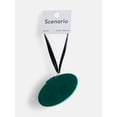 thumbnail image 2 of Scenario Women's Oval Zippered Velvet Jewelry Organizer, Green, 2 of 4