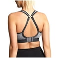 thumbnail image 3 of Panache Boundless Racerback Non-Wire Sports Bra (7341),28DD,Charcoal Marl, 3 of 4