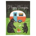 thumbnail image 2 of Magnolia Gardens M001208 29 x 42 in. Camper Bears Large Double Applique Garden Flag, 2 of 2
