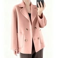 thumbnail image 7 of Sakmal Women Barn Jacket Peacoat Plus Size Pink Jacket Women Fall Clothes M, 7 of 7