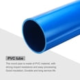 thumbnail image 4 of Uxcell Polyvinyl Chloride Rigid Pipe High Impact for Water Pipe 81.4mm x 90mm Blue 2 pack, 4 of 7