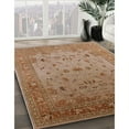thumbnail image 3 of Ahgly Company Machine Washable Indoor Rectangle Industrial Modern Light Copper Gold Area Rugs, 7' x 9', 3 of 7