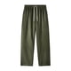 thumbnail image 1 of Pantalones de hombre de longitud completa, color liso, cintura elástica, bolsillo recto, pantalones de celebridad finos, pantalones de hombre, 1 of 3