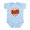 Sky Blue, variant on CafePress - Bam III Infant Bodysuit - Baby Light Bodysuit, Size Newborn - 24 Months