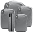 thumbnail image 1 of Organizador impermeable Packing Cubes SUITEDNOMAD de 5 piezas, color gris, 1 of 5