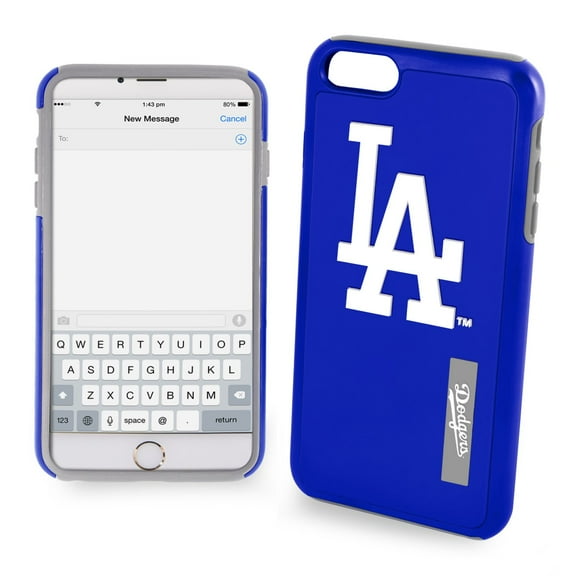 FOCO MLB Los Angeles Dodgers Dual Hybrid Case for iPhone 6   & 6S   (5.5")