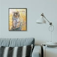 thumbnail image 2 of Stupell Industries Cool Tiger Large Cat Animal Orange Watercolor Painting Framed Giclee Texturized Art by George Dyachenko, 2 of 8